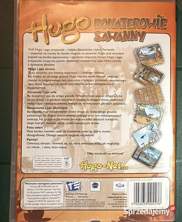 Hugomania Bohaterowie Sawanny Hugo ITE Media podkarpackie Rzeszów