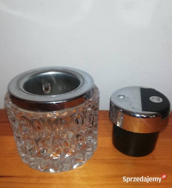Stara kryształowa zapalniczka Warszawa