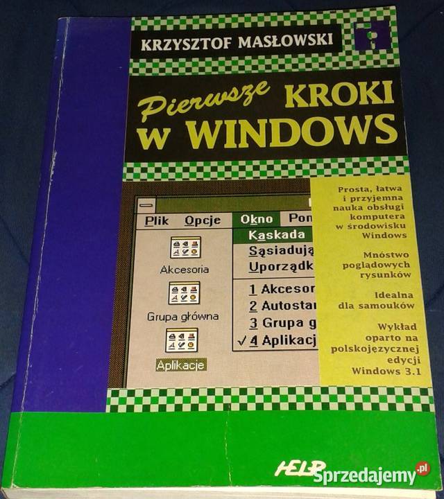 Pierwsze kroki w Windows Krzysztof Masłowski Kultura i Rozrywka