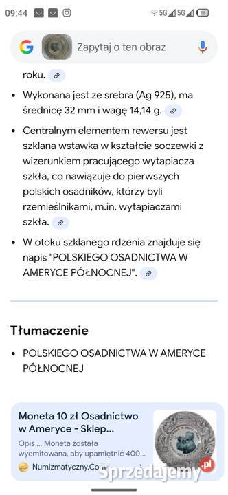 Monety kolekcjonerskie Warszawa