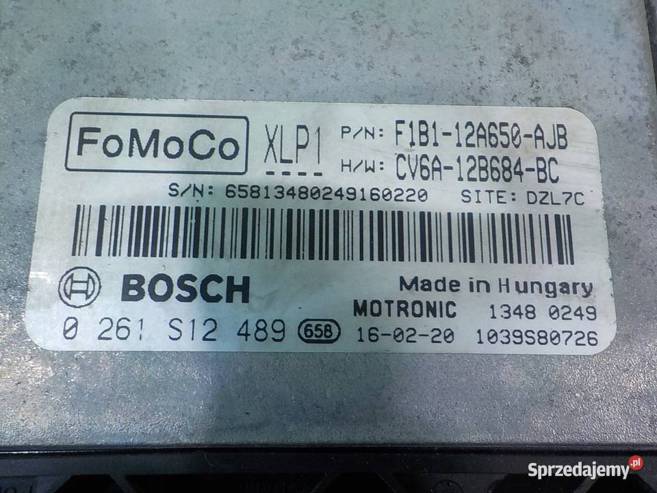 FORD FIESTA MK7 125B 14r sterownik komputer Silniki i osprzęt Suków sprzedam