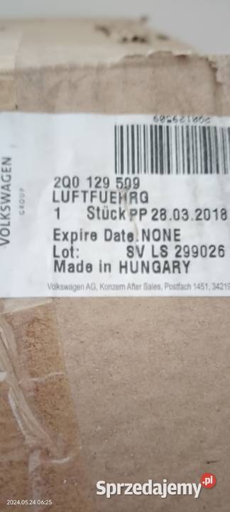 VW SKODA SEAT KIEROWNICA POWIETRZA 2Q0129509 Luzino
