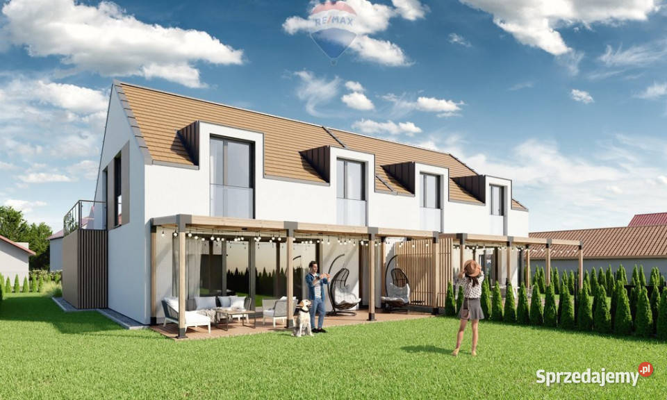 Nowoczesna połowa domu w Wójtowie warmińsko-mazurskie