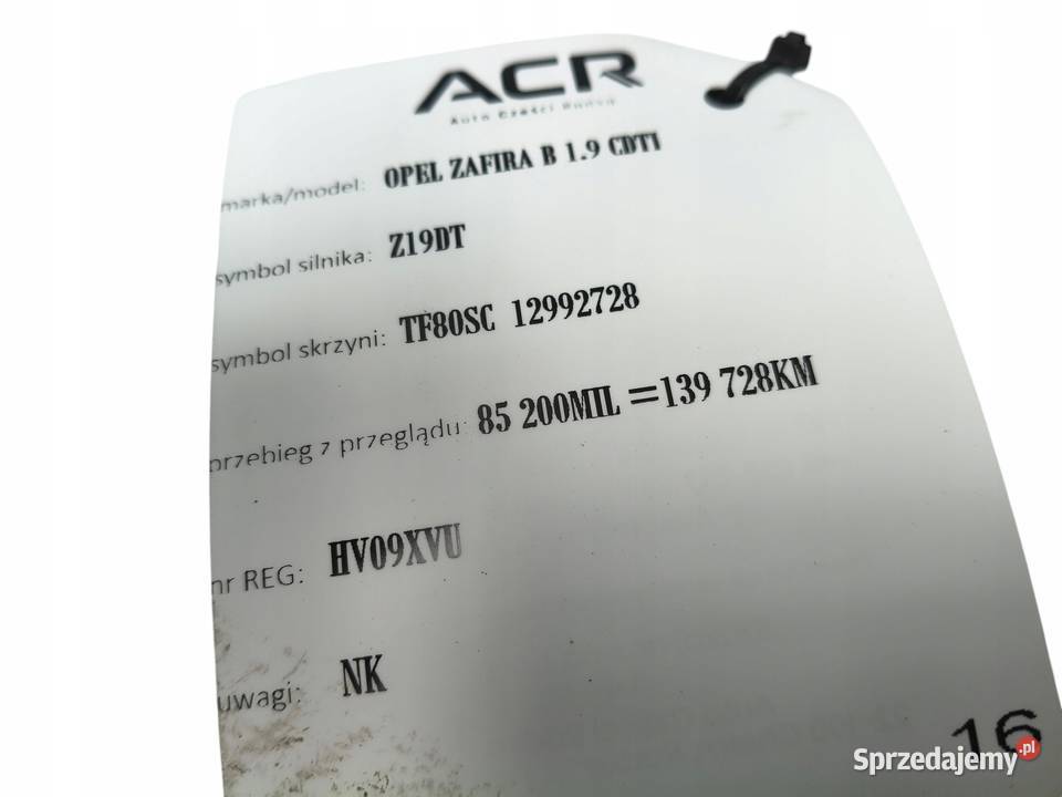 SPRĘŻARKA KLIMATYZACJI Opel Zafira B Astra H 19 lubelskie Chełm