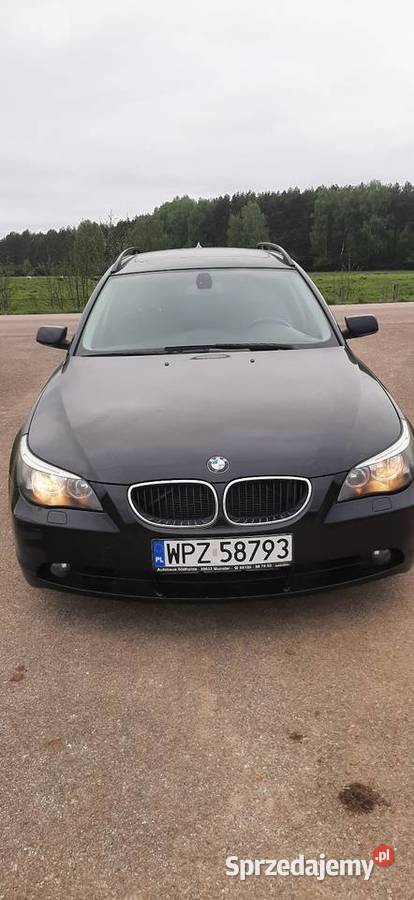Sprzedam BMW E61 czarny Chorzele sprzedam