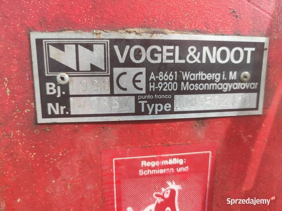Pług obracalny 4 skibowy Vogel Noot