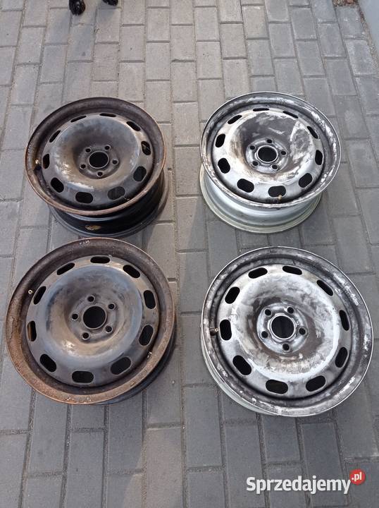 Felgi stalowe r15 et38 do golfa 4 Blachownia sprzedam
