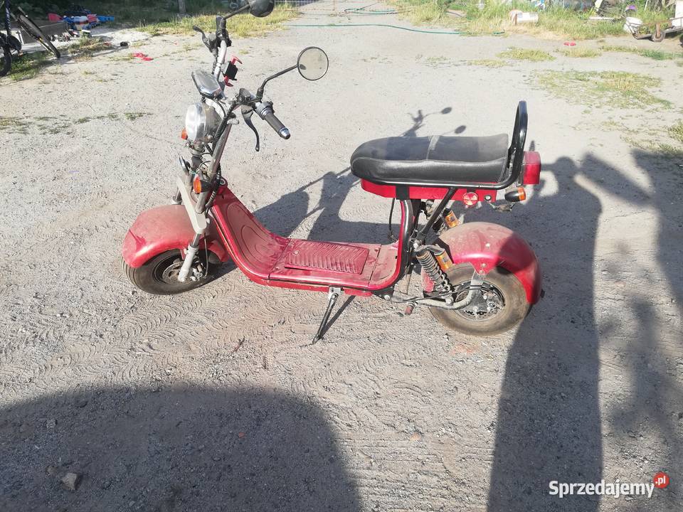 Skuter elektryczny Chopper SPRAWNY ale bez Trzebiel