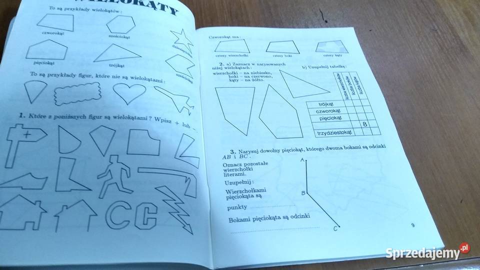 Matematyka 5 geometria zeszyt ćwiczeń z plusem Gdańsk
