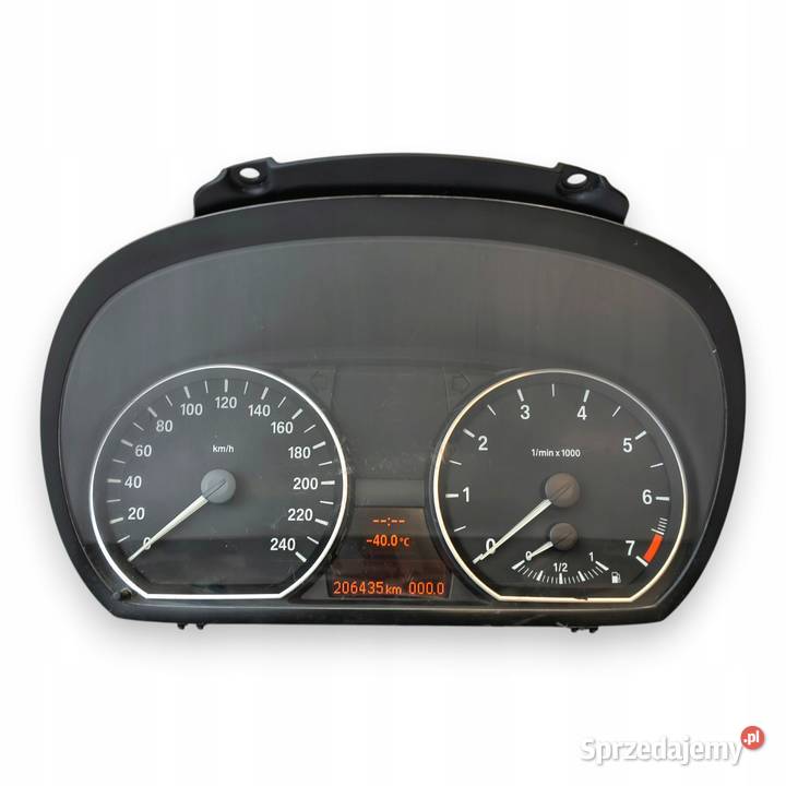 LICZNIK ZEGARY 9122587 BMW E81 E87 16 i Benzyna