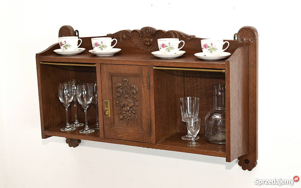 Stara dębowa półka szafka wisząca wysyłam