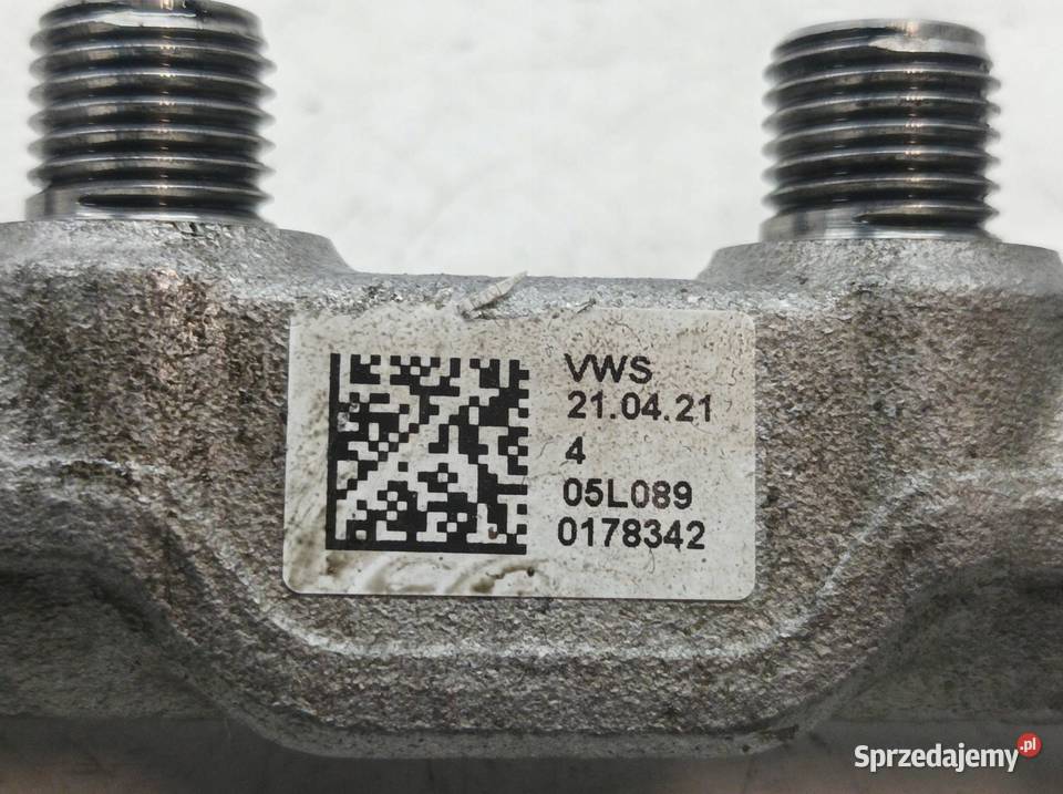 LISTWA WTRYSKOWA 05L089017 8342 20 TDI Skoda Rok produkcji 2021 Listwy wtryskowe sprzedam