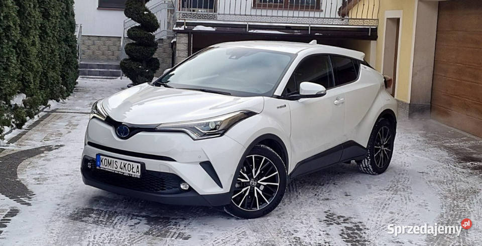 Toyota CHR Hybrid Nowa Półskóry Led GWARANCJA Toyota