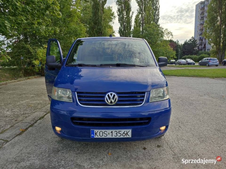 Volkswagen t5 LONG 25 tdi 174 Klima android Samochody osobowe Kraków