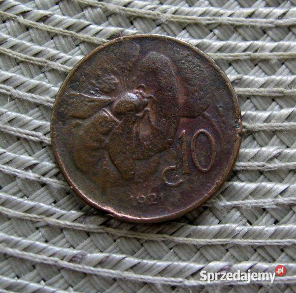 Włochy 10 Centesimi 1921r Kalisz