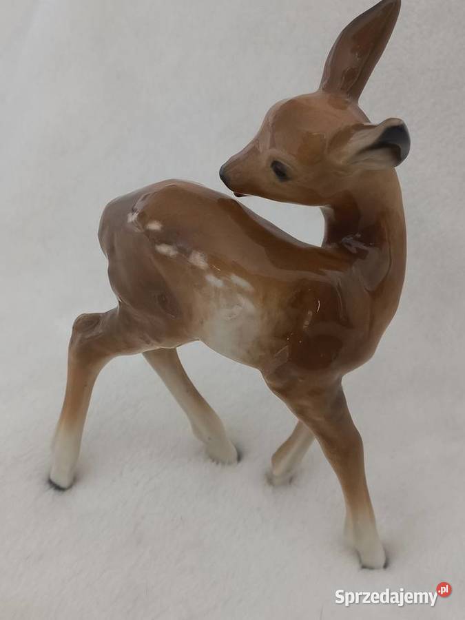 Figurka porcelanowa Sarenka Niemcy Toruń