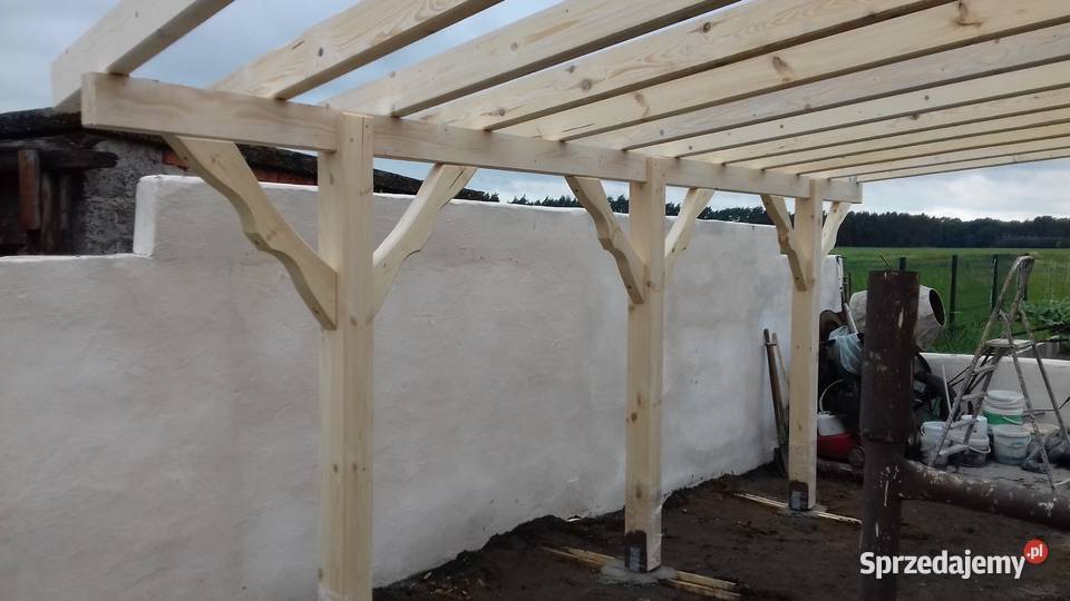 słupy 15x15 klejone Błotnica Strzelecka sprzedam