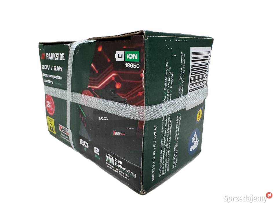 Akumulator LiIon Parkside 20 V 2 Ah Elbląg