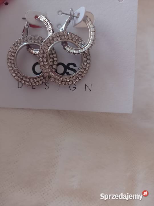 ASOSBogato zdobione kolczyki ślubne koła z Dodatki