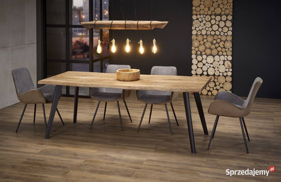 Stół drewniany rozkładany Loftowy 150210x90x75 Golkowice