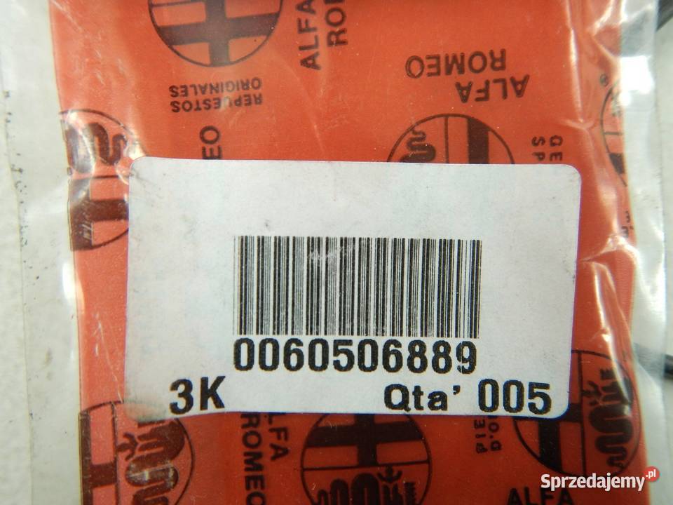 USZCZELKA PRZEDNIEJ POKRYWY SILNIKA ALFA 7515516