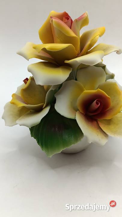 Porcelana dekoracja posy kwiaty róże Italy Porcelana i szkło Zamość sprzedam