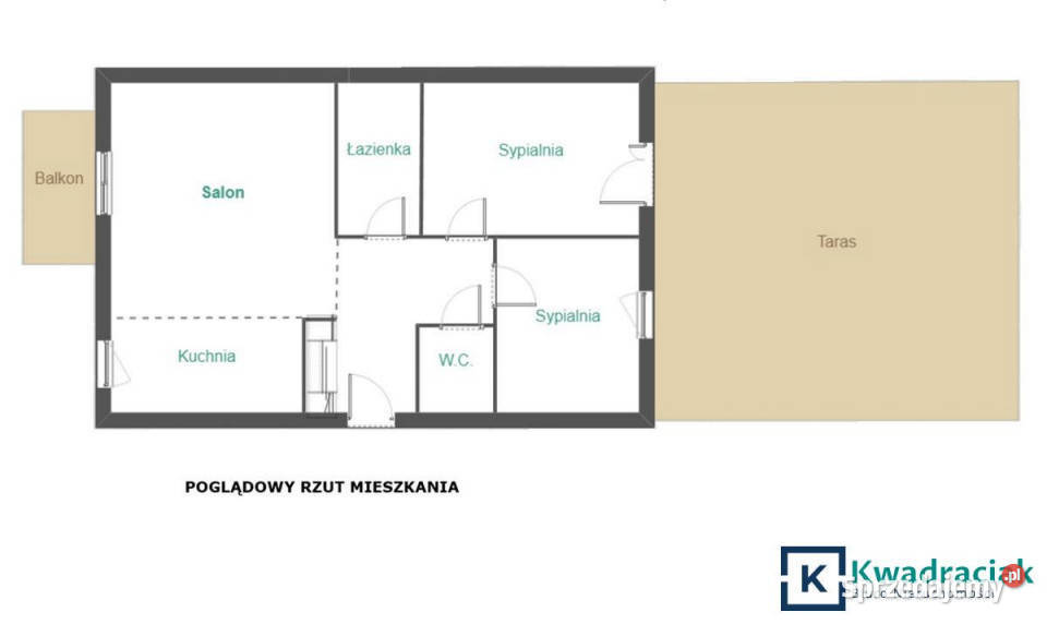 Mieszkanie Krosno Gen Józefa Hallera 6747m2 3 własność