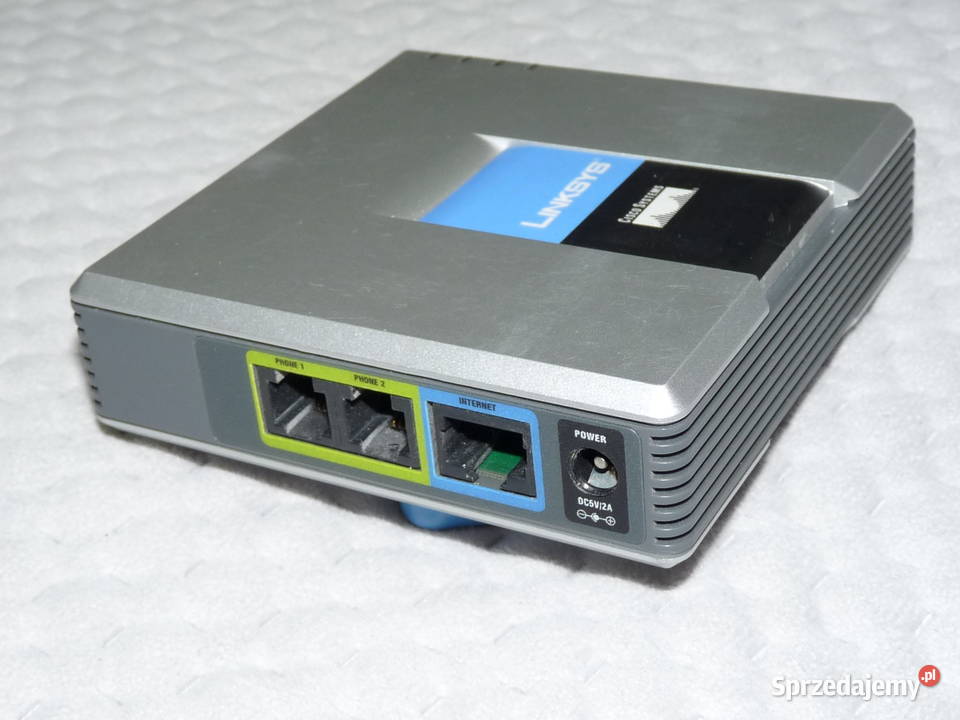 Bramka VOIP Linksys PAP2T telefon internetowy Kraków