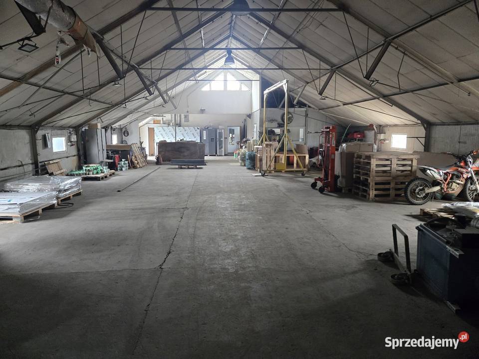 Wynajmę halę magazynową 55x12 Wynajem Laryszów