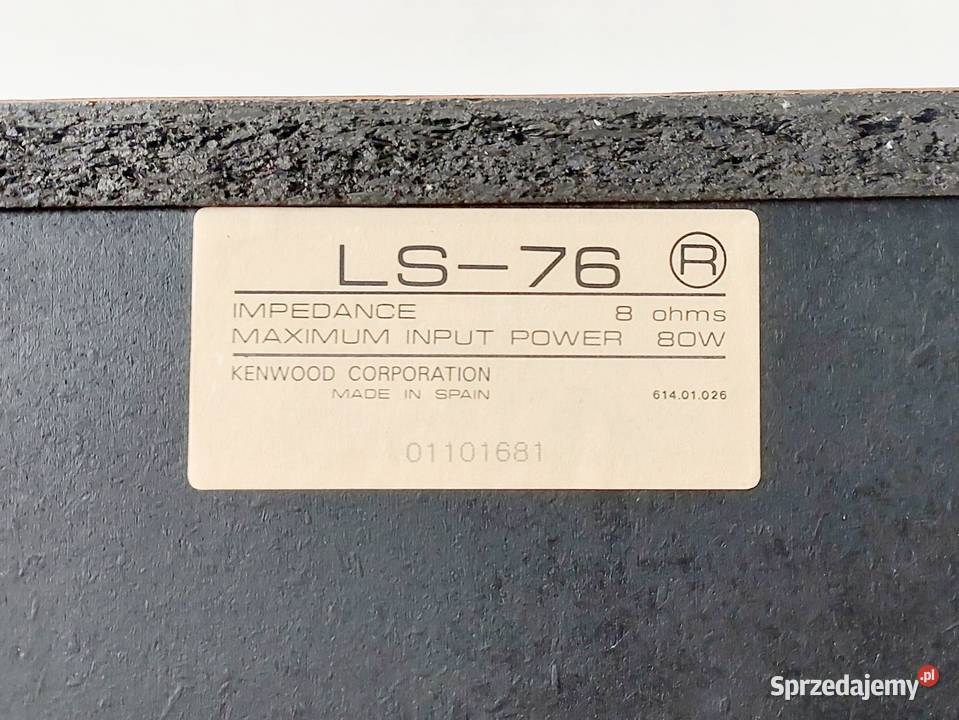 KENWOOD LS 76 Japońskie Kolumny Stereo Głośniki świętokrzyskie Starachowice
