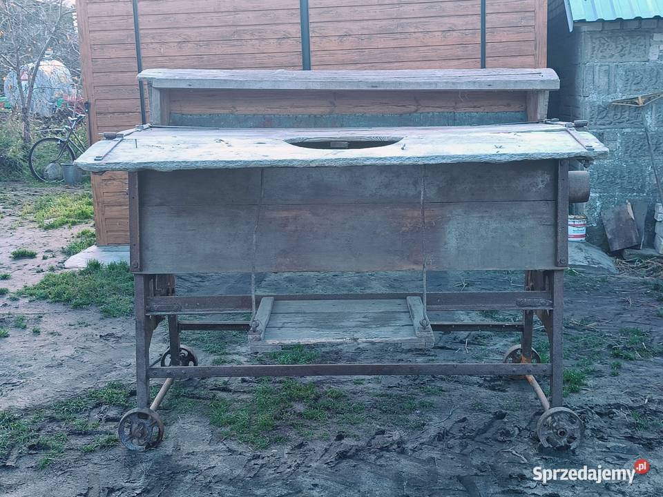 Zabytkowa młocarnia młockarnia szerokomlotna podlaskie Zabiele