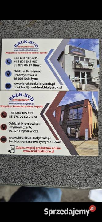 Płytka chodnikowa Hryniewicze