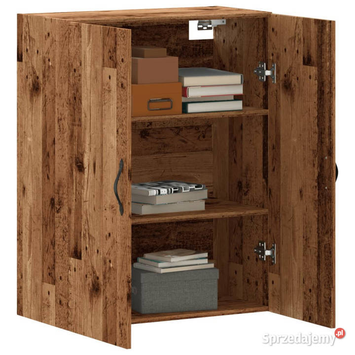 Szafka wisząca stare drewno 695x34x90 WM857462 mazowieckie Warszawa