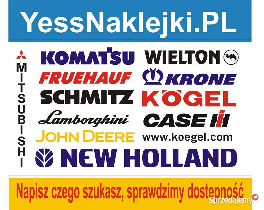 naklejka SCHMITZ 45 naczepa przyczepa Kraków