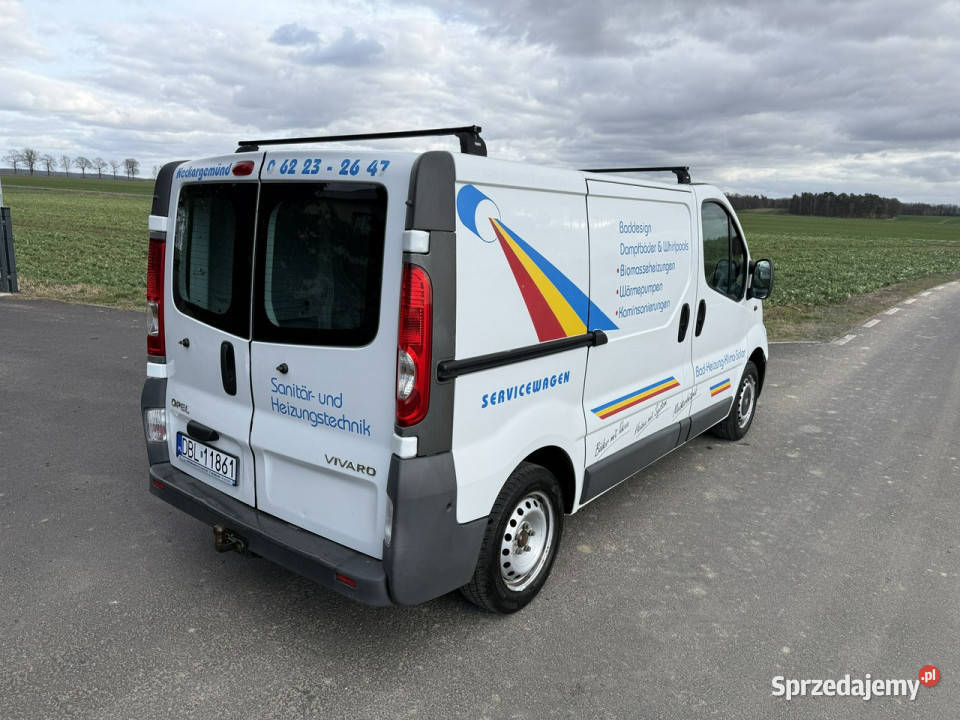 Opel Vivaro 20CDTI 90 122 Bezwypadkowy z Niemiec elektryczne szyby Samochody dostawcze Ocice