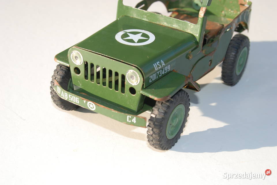 Stara zabawka samochód jeep Ites Willis unikat Cieszyn sprzedam