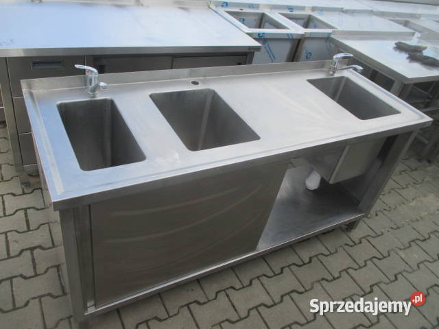 Zlew Gastronomiczny 3 Komorowy Z Drzwiami Ostrów Wielkopolski
