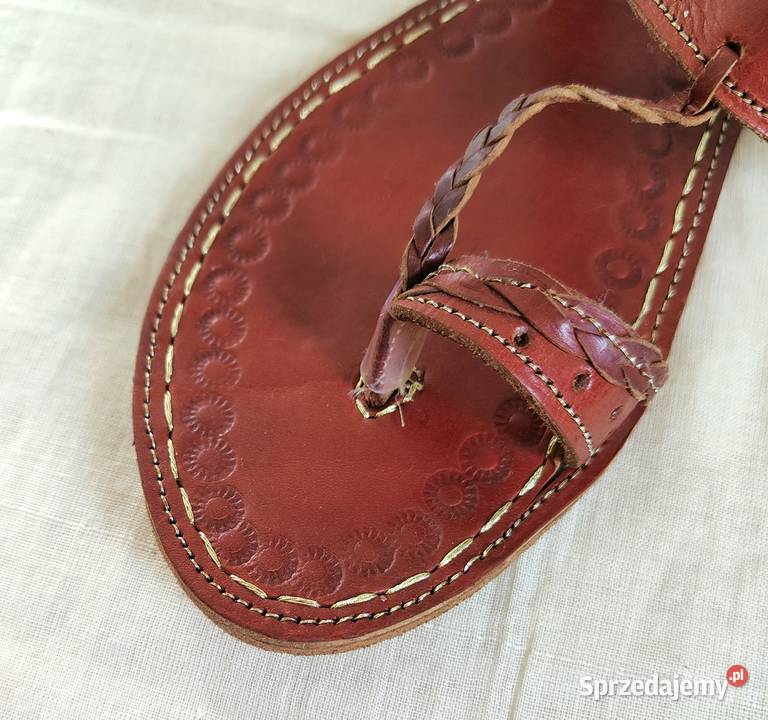 KOHbr Skórzane japonki kohalpuri 39 brązowe Szczecin sprzedam