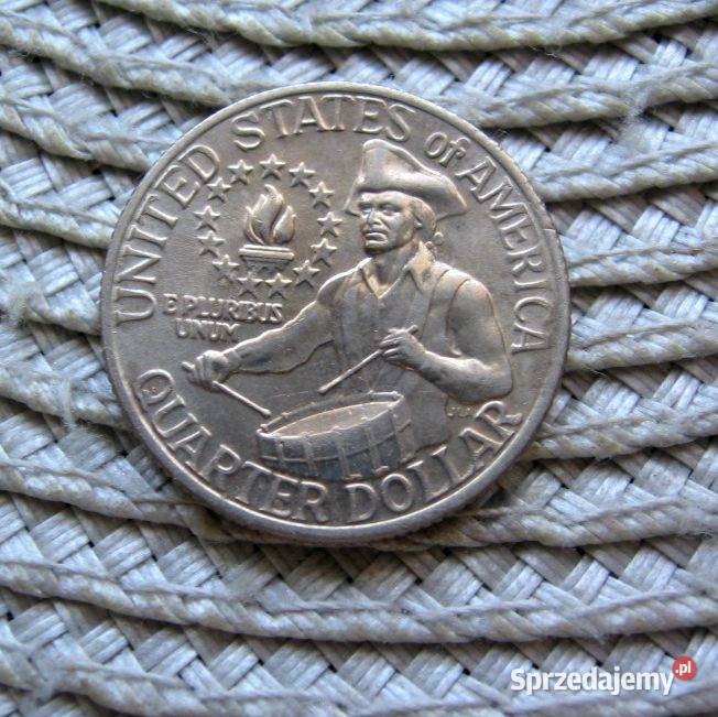 USA 25 Cent 1976r 200 Lecie Niepodległości USA wielkopolskie