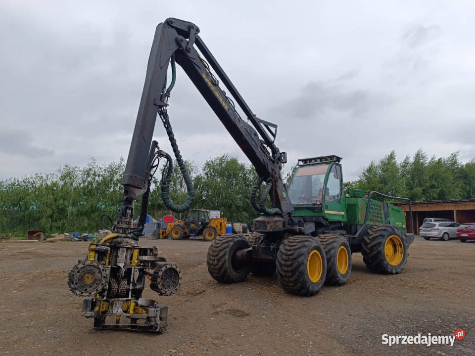Harvester JOHN DEERE 1270 D 6x6 głowica 758 HD Buchałów