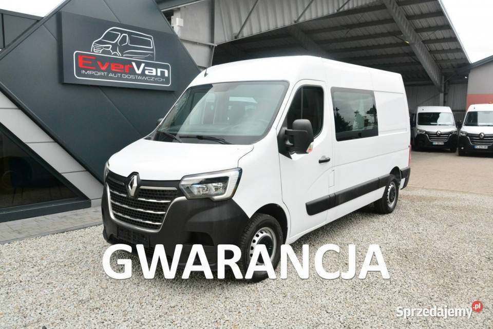 Renault Master średniak 7 osobowy brygadówka czujnik parkowania