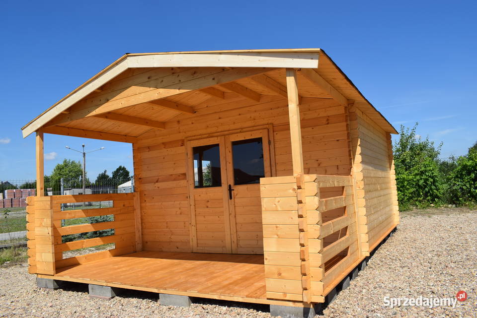 o0d ZARAZ SOLIDNY domek letniskowy taras6x424 m2 Architektura ogrodowa Gniezno