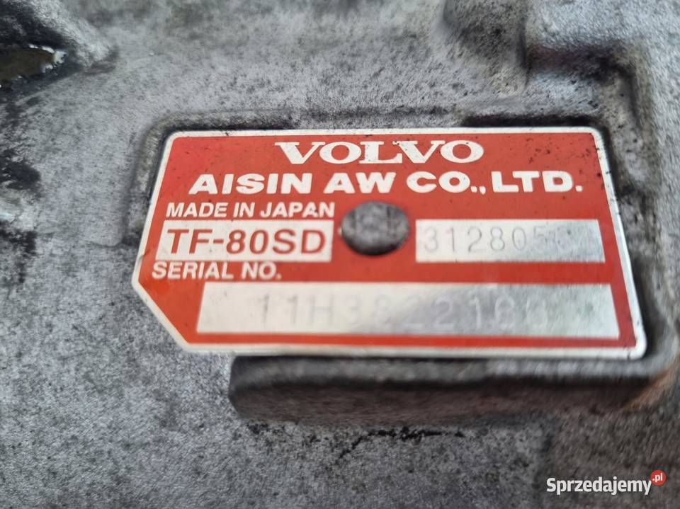 AUTOMATYCZNA SKRZYNIA BIEGÓW Volvo V60 S60 II 20 Rudka