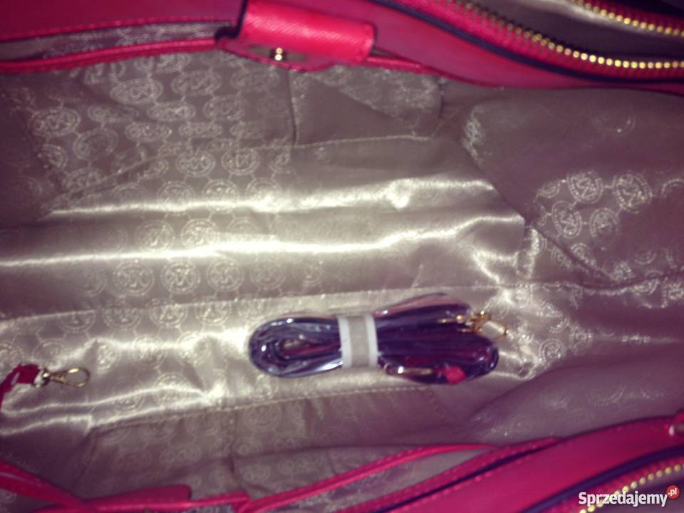 MICHAEL KORS SUTTON CZERWONA NOWA DOSTAWA 24 H Torby i torebki Tczew