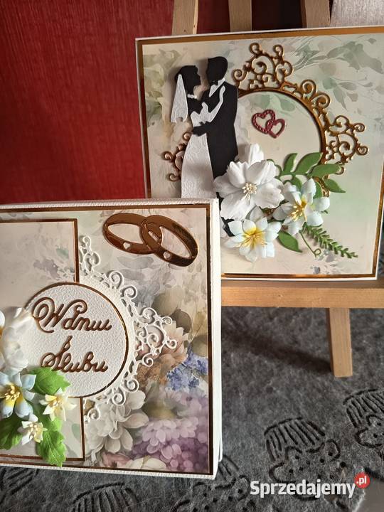 Kartka w pudełku na ślub Toruń