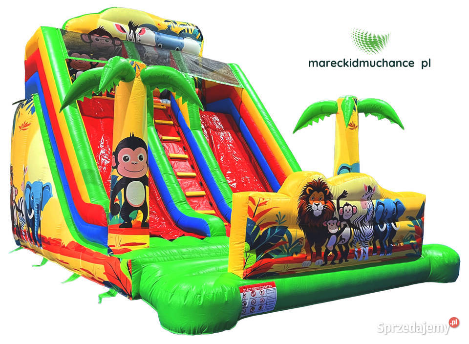 NOWA Dmuchana Zjeżdżalnia Dmuchane Zjeżdżalnie 3 lata+ Zabawki ogrodowe Radymno