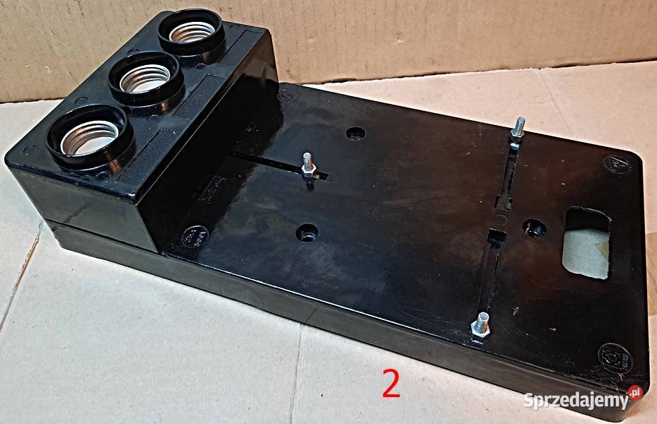 Tablica bezpiecznikowa trójfazowa bakelitowa wielkopolskie Ostrów Wielkopolski sprzedam