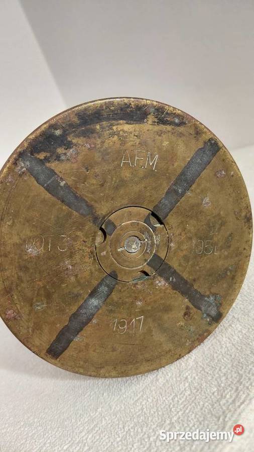 Łuska Artyleryjska Francja 1917r I WŚ Militaria małopolskie