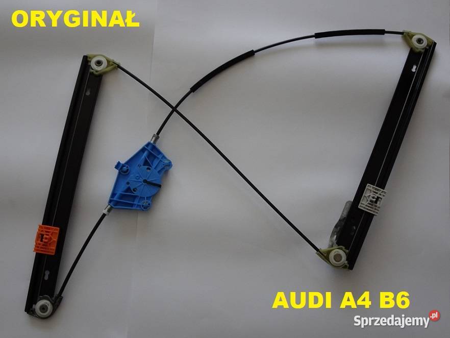 Podnośnik Mechanizm Szyby Audi A4 B6 Przód Lewy Poznań