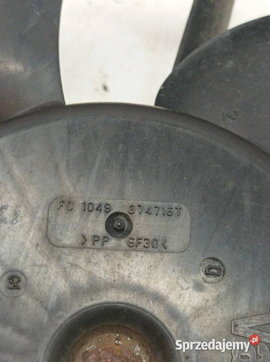 WENTYLATOR CHŁODNICY 16 HDI 9661571480 Peugeot świętokrzyskie